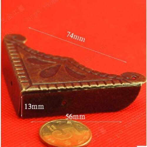 Corner Protector Hardware Antique wine box Wrap angle Decorative box corners Metal corner