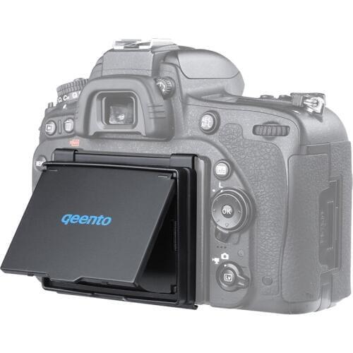 Qeento LCD Screen Protector Pop-up sun Shade lcd Hood Shield Cover for Digital CAMERA FOR nikon D750 camera