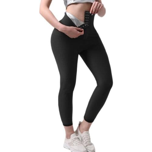 Women Fitness Leggings Body Shaper Slimming Pants Thermo Sweat Sauna Suits Waist Trainer Slimming Shorts Tummy Control Workout