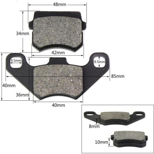 1set Motorcycle Brake Disks Front Rear Brake Pads For Suzuki Kawasaki AG100