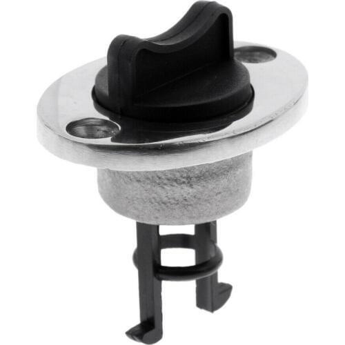 Oval Garboard Drain Plug Stainless Steel Boat Fits 1'' Hole.Thread for 3/4