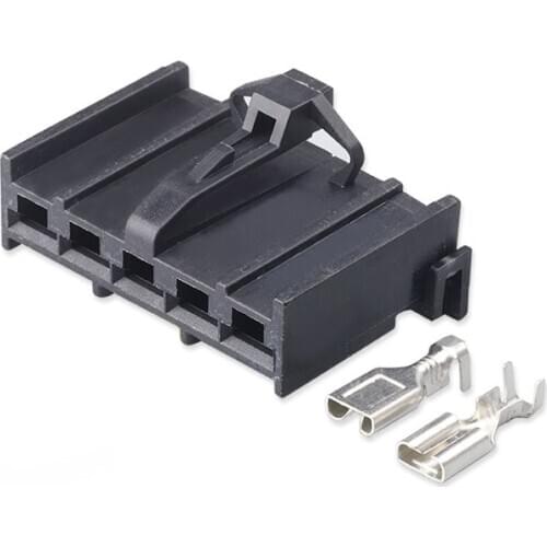 100 Sets Auto 5 Pin Female Harness Connector DJ7052A-4.8-21 Auto Wire Connector