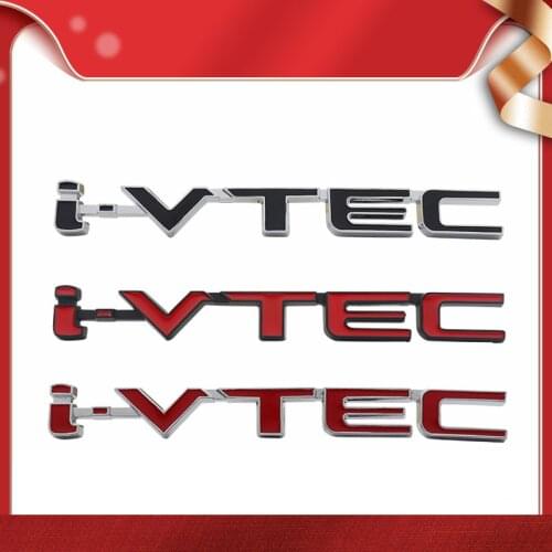 3D Premium i-VTEC for Civic Accord Odyssey Spirior CRV SUV Hood Fender trunk Rear Bonnet Nameplate Decal Emblem Badge Sticker