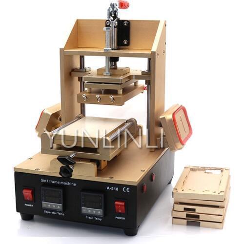 5-in-1 Bracket Machine Split Screen Glue Removal Tool A-frame Separator Vacuum Separator Hot-press Laminating Machine AS518