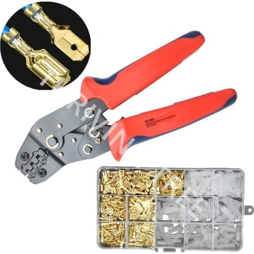 900/600/315pcs 2.8/4.8/6.3mm Crimp Terminals Insulated Seal Electrical Wire Connectors Crimp Terminal Connector Assortment Kit