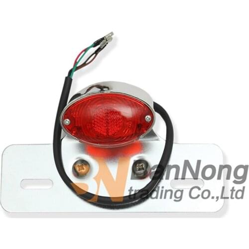 Free Shipping Cruising motorcycle Modified Retro style Tail Light Brake Light For Harley 883 1200 Steed 400 600 Shadow Magna750