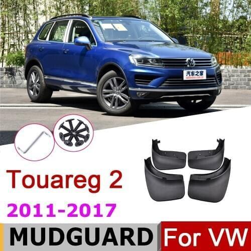 Mudguards For VW Touareg 2 Mk2 7P5 7P6 2017-2011 Fender Front Rear Mud Flaps Guard Splash Car Accessories 2016 2015 2012