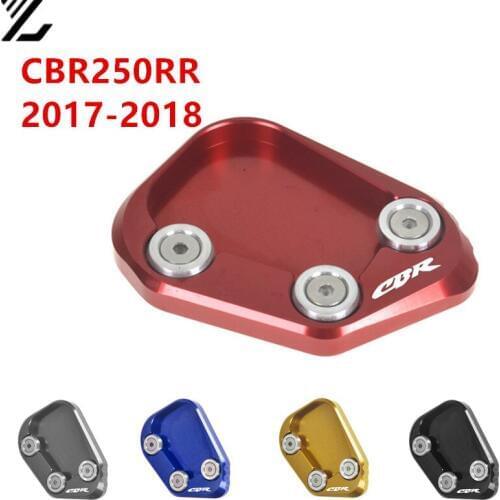 For Honda CBR250RR CBR 250RR CBR250 RR (MC51) 2017 2018 2019 Motor CNC Side Stand Enlarger Plate Kickstand Enlarge Extension
