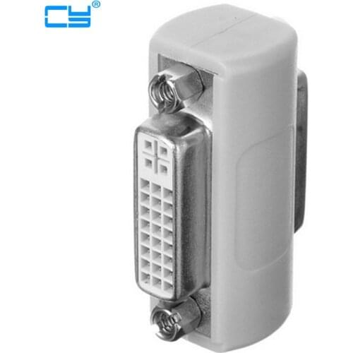 DVI 24 5 Female to DVI 24 5 Female Video Converter Adapter Coupler 180D Straight