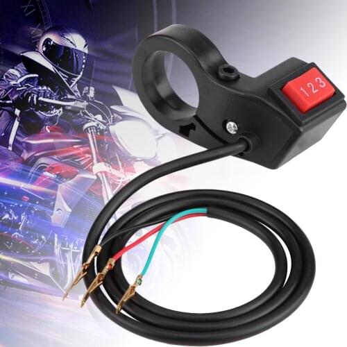 22mm 7/8in Handlebar Electric 3 Speed Module Switch Shift For Motorcycle E-Bike Scooter