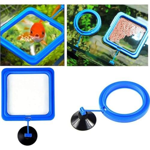 Fish Feeding Ring Fish Safe Floating Food Feeder Circle Station Floating Food Water Plant Buoyancy Circle Feeding Ring Aquarium