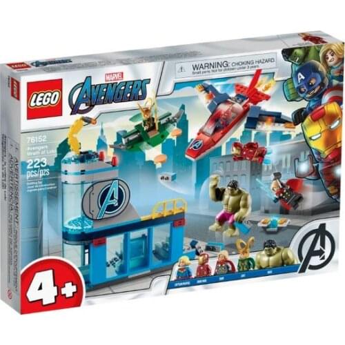 Lego Marvel 76152 Avengers Wrath of Loki great toys fans birthday gift kids 223pcs bricks playset superhero fans children