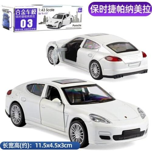 1:43 Scale Diecast Alloy Metal Luxury Racing Car Model For ThePorsche Panamera Collection Pull Back Toys