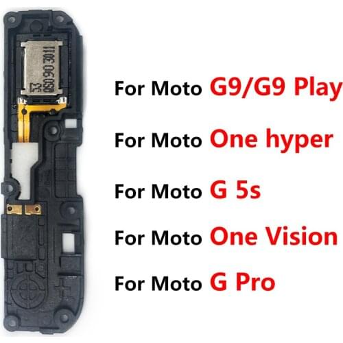New For Moto G5S G Pro G9 Play Plus One Hyper Vision Loudspeaker bottom Loud Speaker Sound Buzzer Ringer Flex Cable