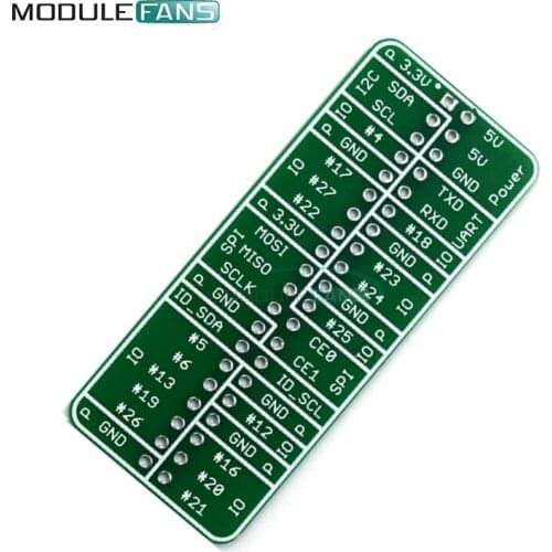 2PCS For WEMOS D1 MINI GPIO Reference Card Board V1.0.0 For Raspberry Pi Model B+/Pi 2/Pi 3