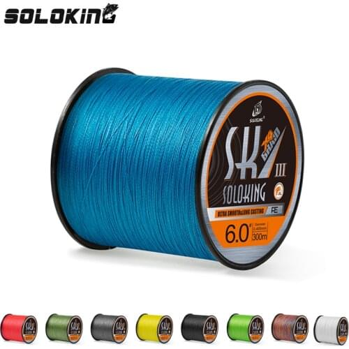 SOLOKING 1000M 4 Strands Braided PE Fishing Line 10-80LB Multifilament Line for Trout Carp Fish Long Casting Reel Line