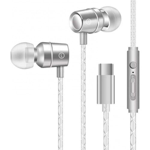 In-Ear Wired Earphone Dual Dynamic Coil with Microphone Wire-Control Headphone Earphone Microphone Headphone In-Ear Headset 2021