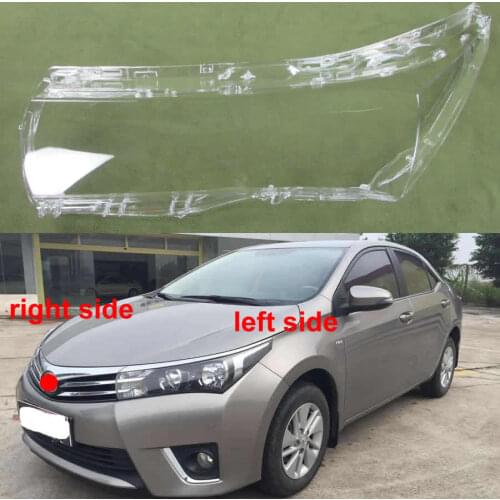 Transparent Lampshade Lamp Shade Front Headlight Shell Headlamp Cover Glass For Toyota Corolla 2014 2015 2016 2017