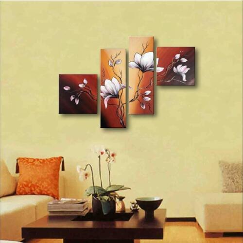 Handmade oil painting on canvas modern 100% Best Art Flower oil painting original directly fromartist IMR-001
