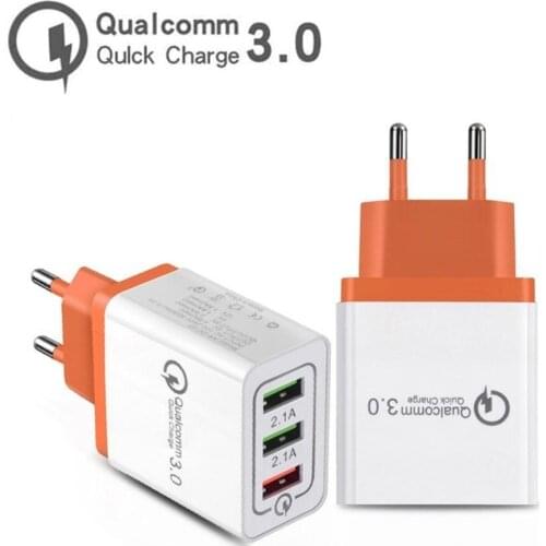 Qc 3.0 fast usb wall charger quick charge 3.0 EU plug for xiaomi 4C redmi phone LeTV Nokia N1 Nexus 5X 6P Google PIXEL 2 / XL