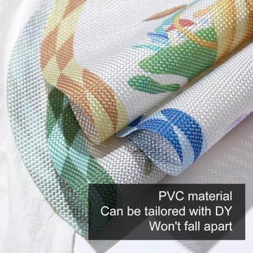 WarmHome Table Mats Heat Resistant Easy to Clean PVC Colorful Foldable Pot Mat for Restaurant