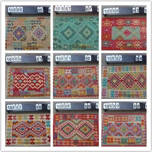 Turkish kilim rugs natural genuine wool hand stitched Afghan for living gc131Afghan02yg22