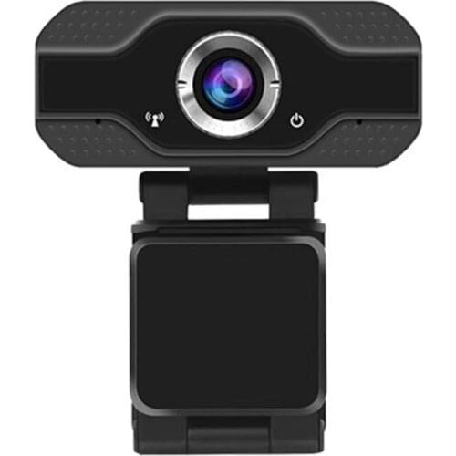 1080P HD Web Camera Built-in Microphone Sound Absorption 360° Spiritual Rotation Noise Reduction For Laptop Desktop Computer