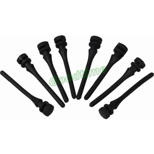 500 pcs Gdstime 4.5cm Rubber Screws PC Fan Anti Vibration Mount Silicone Screw 45mm Shock Absorption Computer