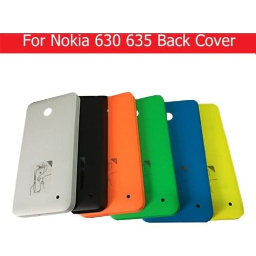 Back battery door housing for Nokia 630 635 Rear cover case for Microsoft lumia nokia 635 630 back cover without logo