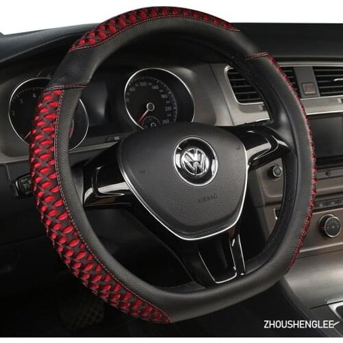 ZHOUSHENGLEE Microfiber Leather Car Steering Wheel Cover For Acura TSX MDX RDX TL RSX TLX Integra