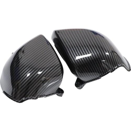 2x Plastic Carbon Fiber Motorcycle Air Filter Caps Covers Guards For Honda CB400 VTEC