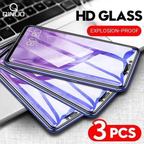 3PCS Tempered Glass For iPhone 12 11 Pro XS Max X XR Screen Protector Glass For iPhone 7 8 6 6s Plus Full Cover Protective Film