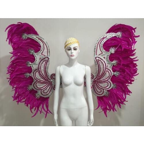 Latin dance Samba accessories Fashion exquisite headdress feathers Delicate dance shows accessories Samba clothing