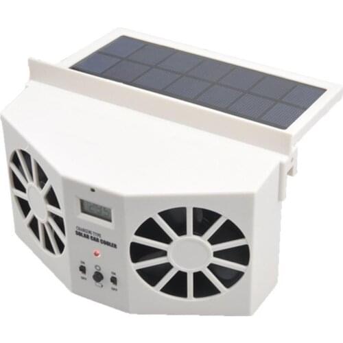 Automatic Solar Auto Cooling Artifact Durable Car Exhaust Fan Air Circulation Smoke Remove Tools General Ventilation Machine