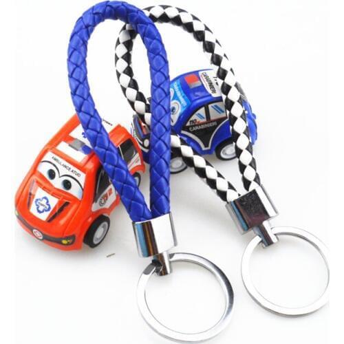 Car Hand-woven leather rope keychain gift for Chevrolet Cruze TRAX Aveo Lova Sail EPICA Captiva Malibu Volt Camaro Cobalt Orland