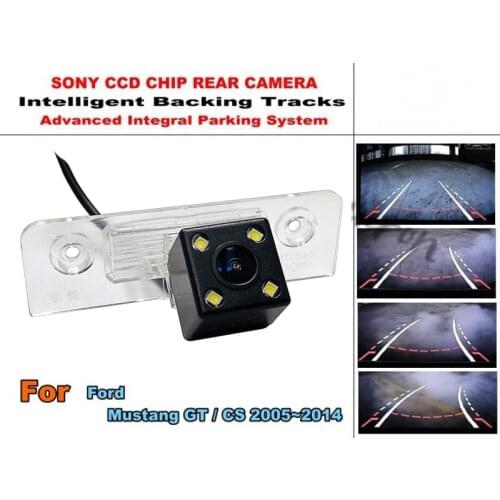 For Ford Mustang GT / CS 2005~2014 CCD Night Vision 20M Waterproof High Quality Camera Smart Backing Tracks Camera