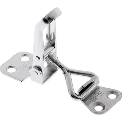 Stainless Steel Door Latch Fastener Anti-Rattle 75 X 28mm/ 2.95 X 1.1 Inch