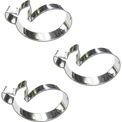 Whale shape 3 piece biscuit cutting molds, baking tools, cake decorating soft candy tools