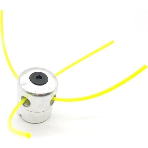 Aluminum Alloy Grass Trimmer Head With 4Line Brush Cutter Head Lawn Mower Accessories Cutting Line Head For Strimmer Replacement