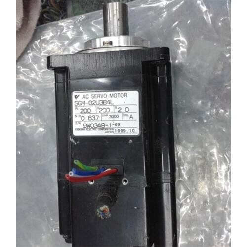 USED 100% TESTED AC SERVO MOTOR SGM-02U384L *100% REAL STOCK,Please contact us for real photo
