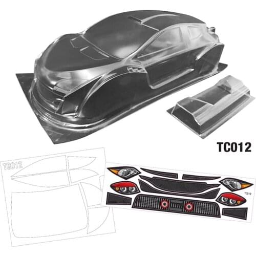 Rc Car Shell FF FWD Clear Body For 1:10 Scale On Road Electric Cars Model