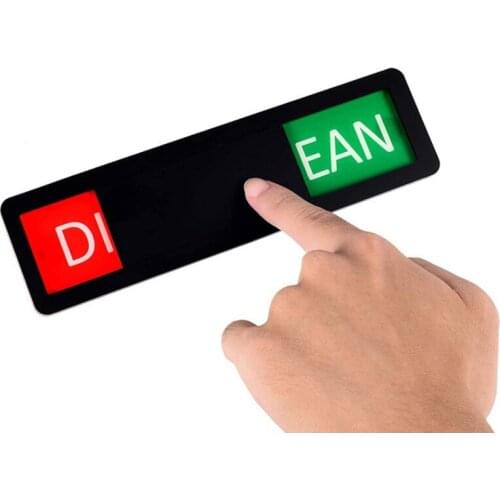 Cleanliness Signs Hotel Magnetic Signs Acrylic Dishwasher Magnet Clean Dirty Sign Home Room Decoration Room Cleaning Tips