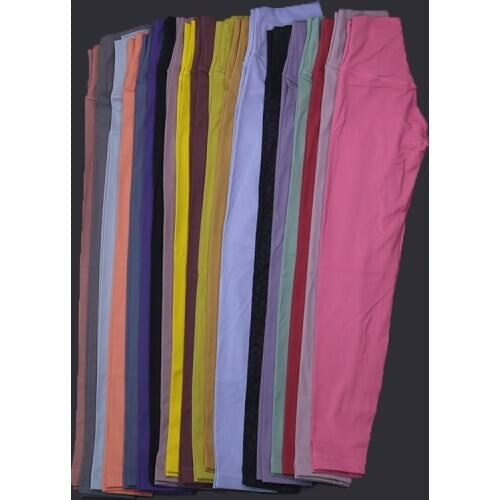 New Double-sided Sanding Leggings Sports Yoga Pants Female Skin-friendly Naked-Feel High Waist Buttocks Peach Hip Fitness Pants