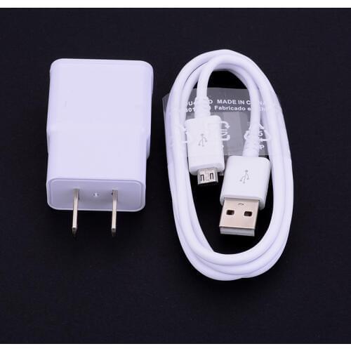 AC Wall Charger For Samsung Galaxy Grand Prime S6 S7 Edge S8 S9 Plus J2 J3 J5 J7 A3 A5 2016 2015 2017 Fast USB Charger Cable