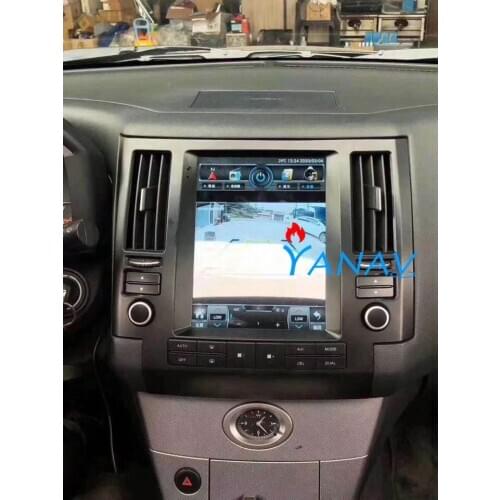 Tesla style Car Radio Android GPS Navigation For Infiniti FX35/FX45 2004-2008 car stereo Vertical Screen multimedia DVD player