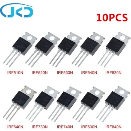 10PCS IRF510 IRF520 IRF540 IRF640 IRF740 IRF840 LM317T Transistor TO-220 IRF510N IRF540N IRF520N IRF530N LM317 IRF640N