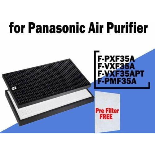 Replacement H13 Hepa Carbon Filter F-ZXFP35X F-ZXFD35X for Panasonic F-PXF35A F-VXF35A F-VXF35APT F-PMF35A Air Purifier Parts