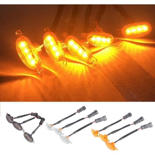 3Pieces Light Warning Light Replacement Parts Accesoory For Ford F-150 F150 Raptor Style Grille Grill