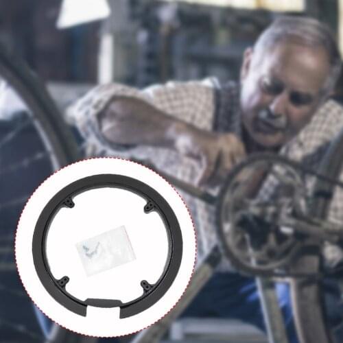 Mountain Bicycle Sprocket Chainring Guard Black Crankset Guard Chain Wheel Crankset Cover Bike Chainstay Protector For 42T 44T C