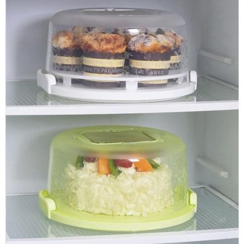 1 PCS Portable Cake Box Food Fresh-keeping Box Refrigerator Fresh-keeping Receiving Box Fruits Vegetables Storage Boxs